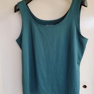 White House Black Market GreenTank Top